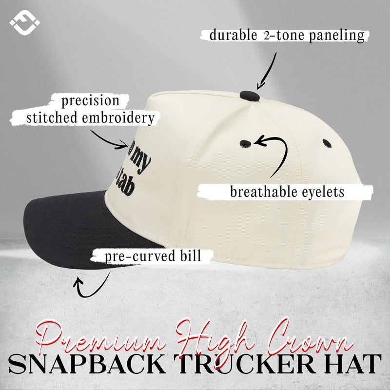 Funky Junque Trucker Hat Women Men 2-Tone Baseball Cap – Vintage Western Style Embroidered Snapback, Premium Cotton Blend - Image 3